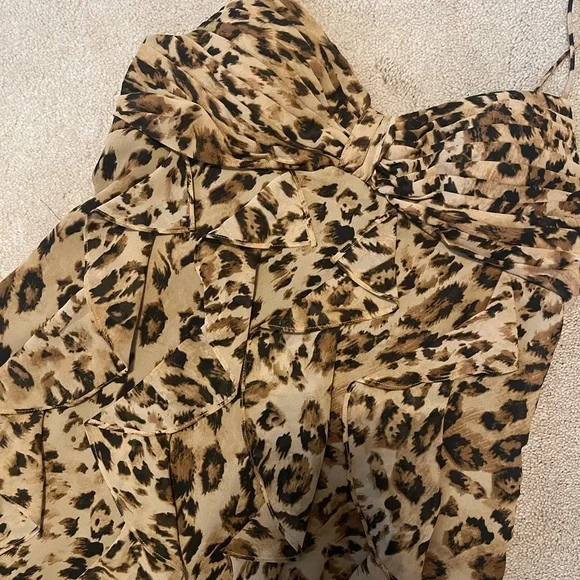 Coldwater Creek Leopard Print Chemise - Picture 3 of 5